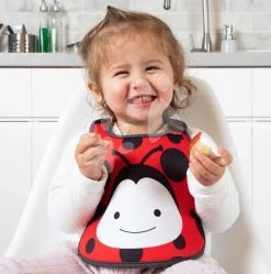 Lätzchen Für Kinder Und Flaschenhalter - Marienkäfer Baby Bib & Bottle Holder ToTs-smarTrike Rot Ab 0 Monaten ST4005322
