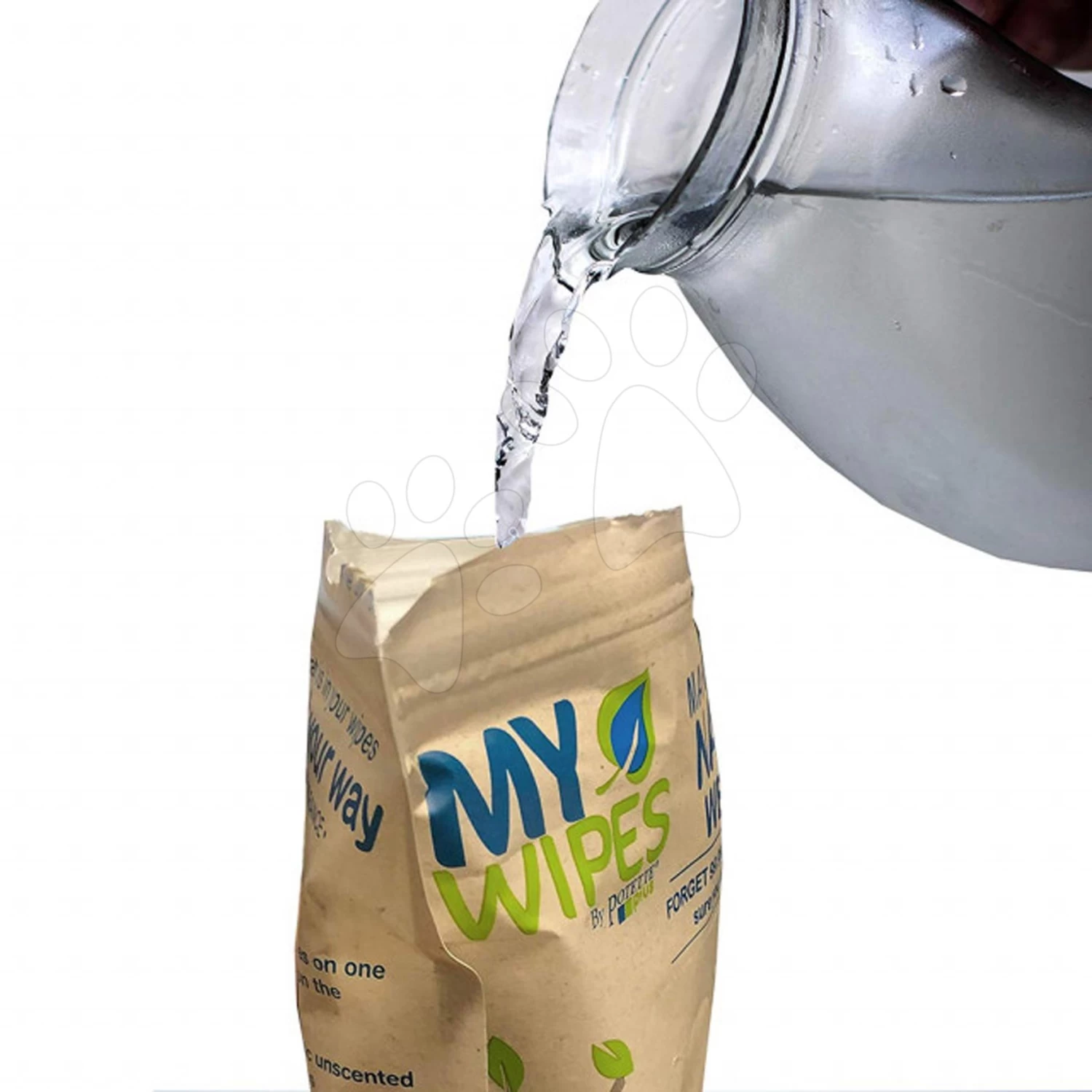 Feuchttücher 100% Bio My Wipes Potette Plus Kalencom 20 Trockene Tücher Und 10 Taschentücher BPA-frei - Ohne Creme, Alkohol, Parfüm Ab 15 Monaten – Bild 2