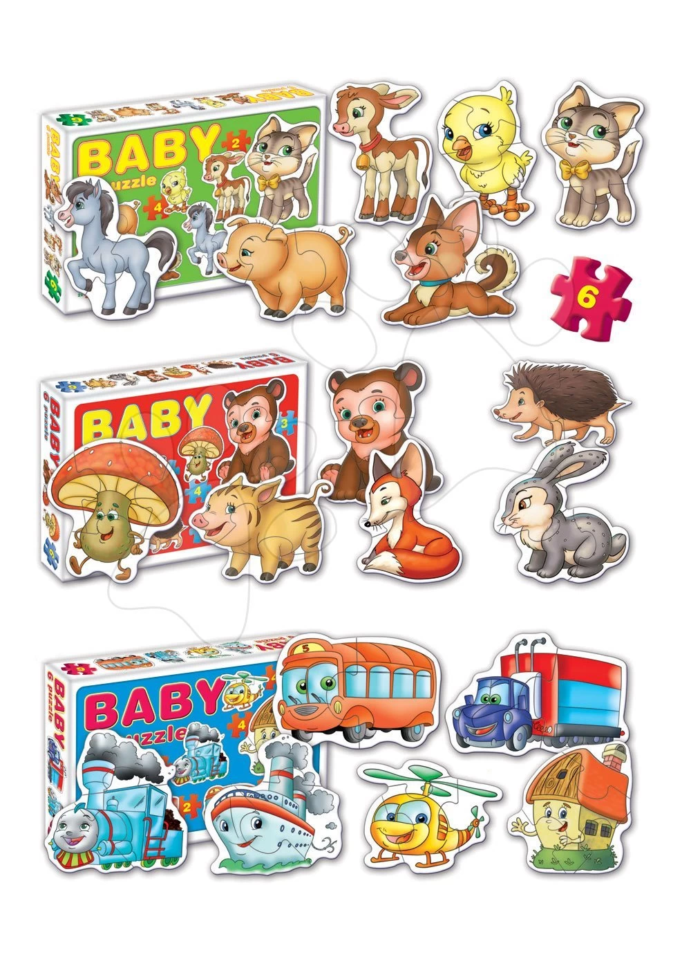 Baby Puzzle Junge Dohány 6-Bild Ab 24 Monaten – Bild 5