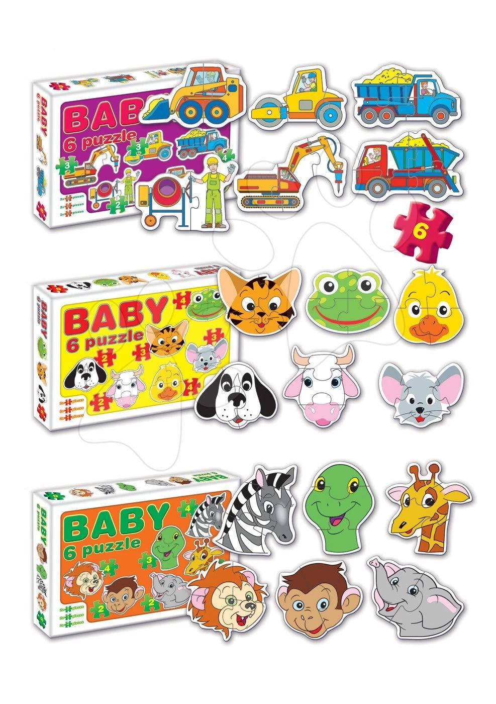 Baby Puzzle Junge Dohány 6-Bild Ab 24 Monaten – Bild 4
