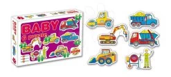 Baby Puzzle Baumaschinen Dohány 6-Bilder Ab 24 Monaten