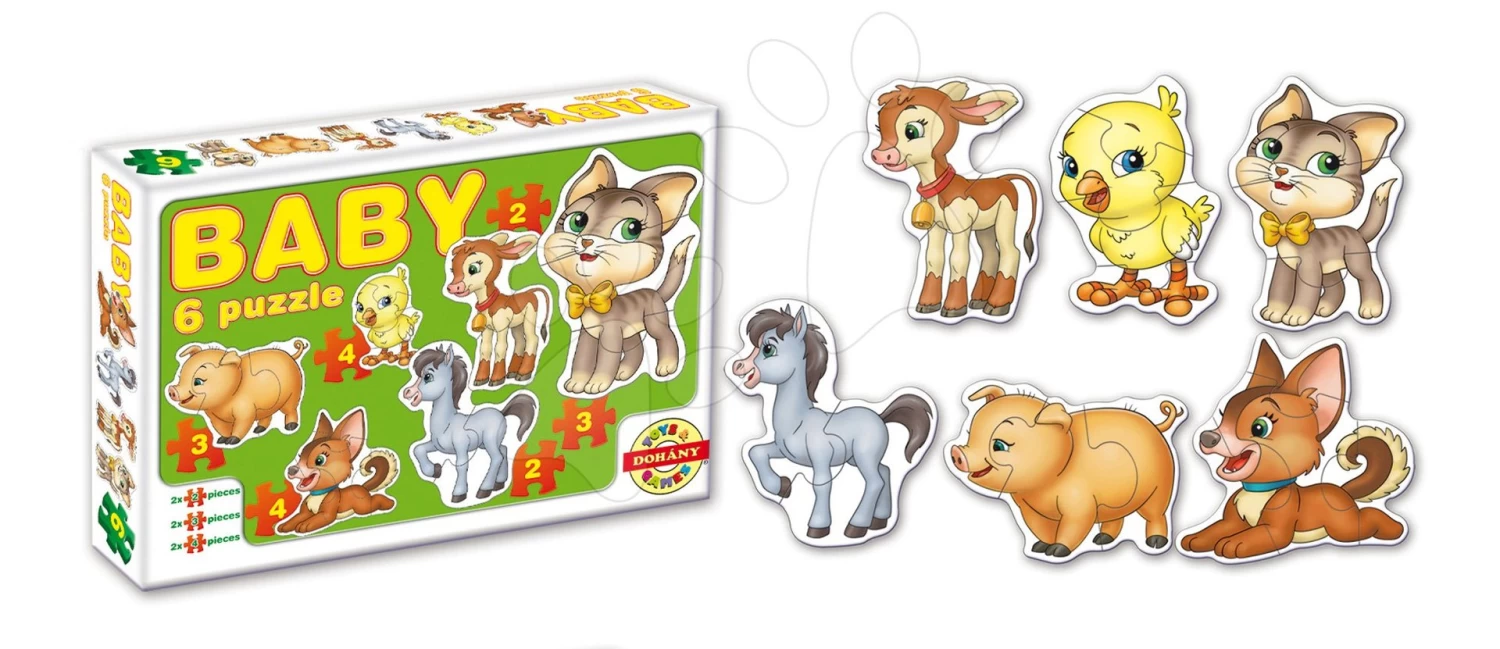 Baby Puzzle Junge Dohány 6-Bild Ab 24 Monaten