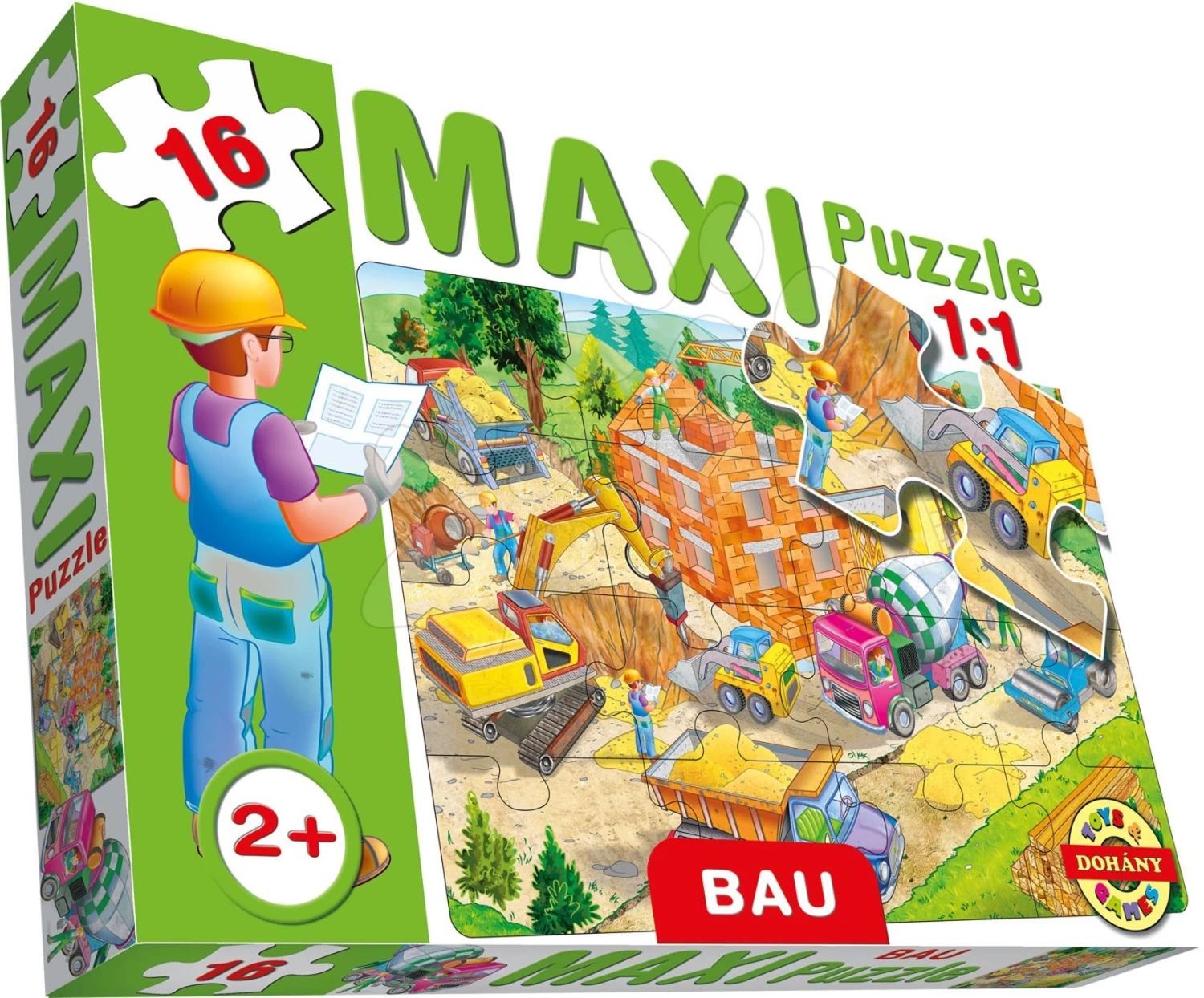 Babypuzzle Maxi Baustelle Dohány 16 Teile Ab 24 Monaten