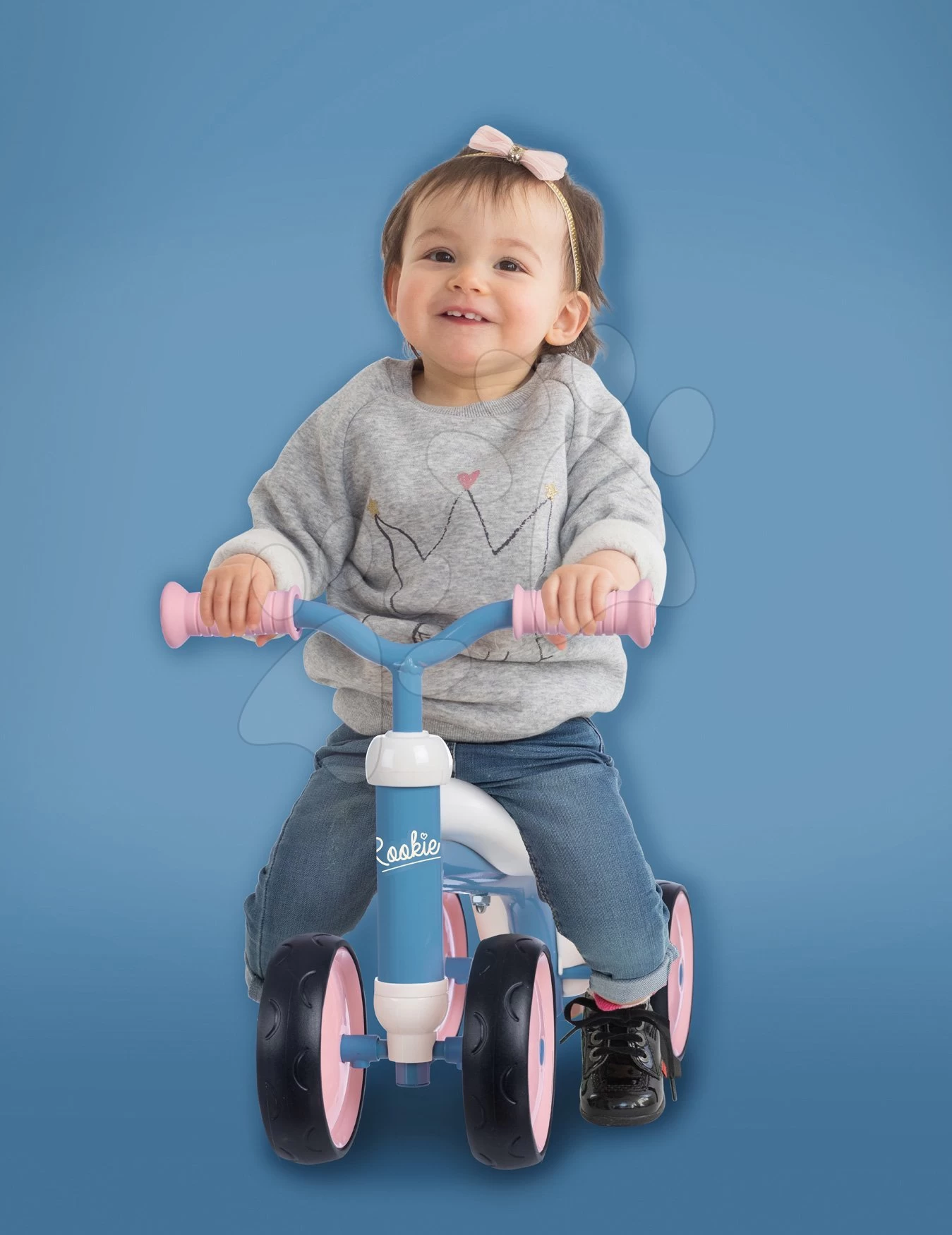 Set Lauflernhilfe Mit Didaktischem Koffer Trott Cotoons 2v1 Smoby Mit Ton Und Licht Und Laufrad Rookie Mit Lenkrollen – Bild 17