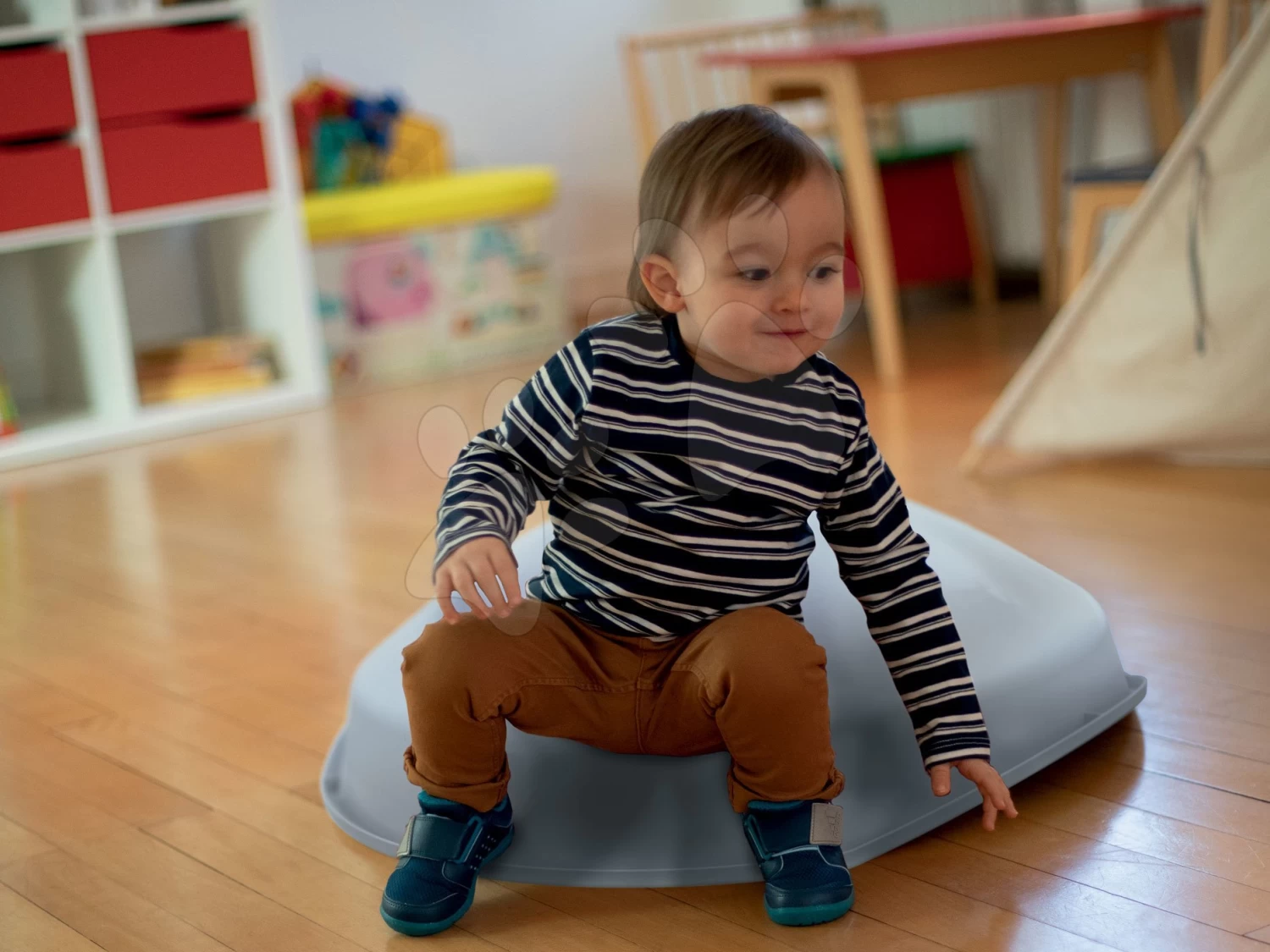 Set Lauflernwagen Und Kinderwagen Mit Autositz Für Tiere Animal Minikiss 3in1 Smoby Mit Bremse Und Ein Cosy-Balance-Kegel – Bild 20