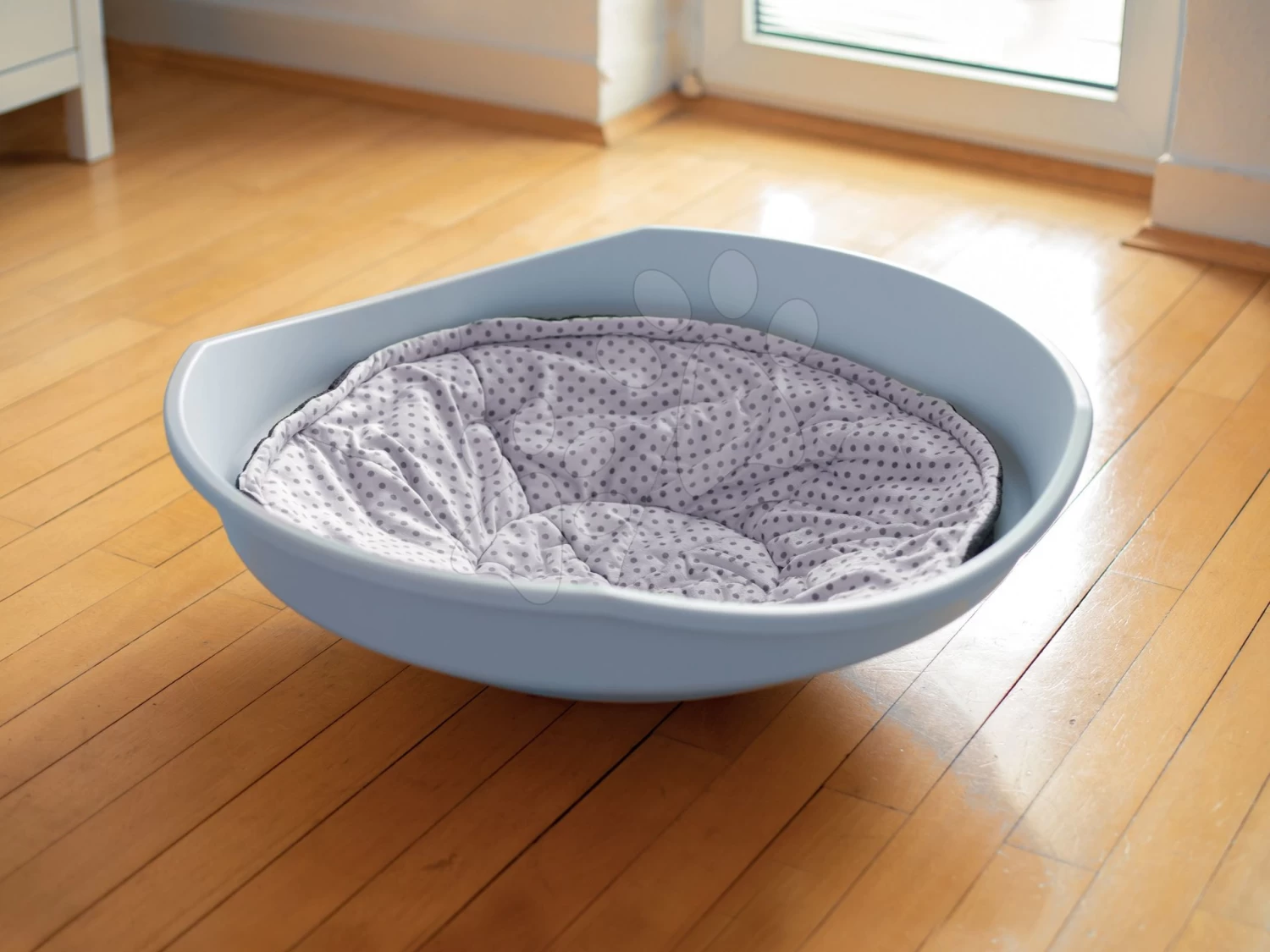 Set Lauflernwagen Und Kinderwagen Mit Autositz Für Tiere Animal Minikiss 3in1 Smoby Mit Bremse Und Ein Cosy-Balance-Kegel – Bild 4