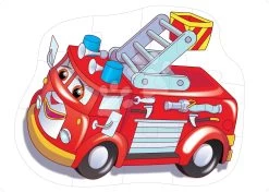 Boden-Puzzle Feuerwehrauto Dohány Groß, 12 Teile Ab 24 Monaten DH811000