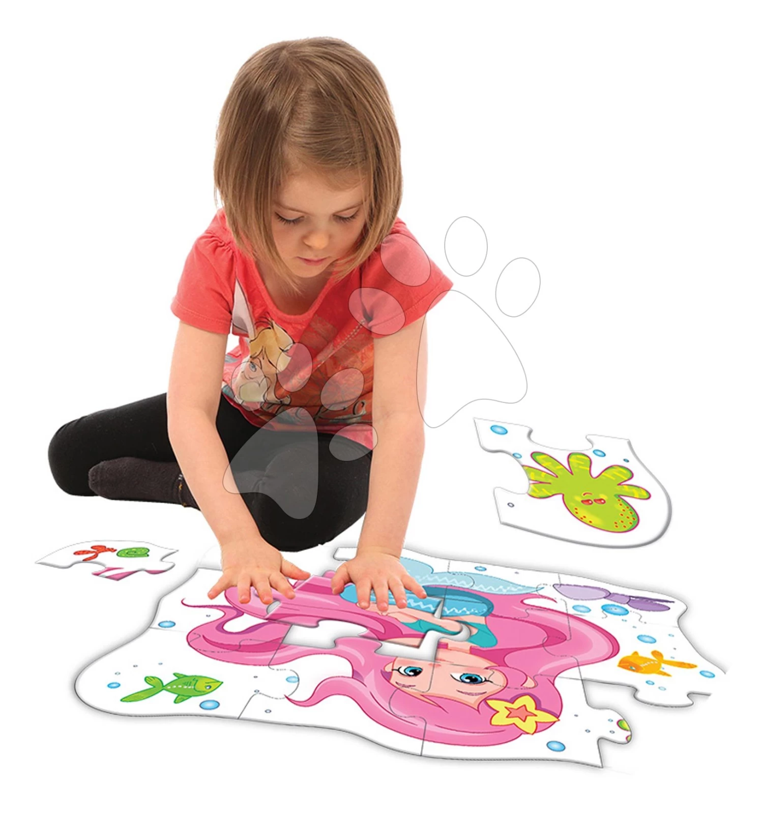 Boden-Puzzle Meerjungfrau Dohány Groß, 12 Teile Ab 24 Monaten DH811040 – Bild 2