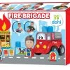 Baukasten Feuerwehrauto Dohány Mit Würfeln 2 Figuren Ab 12 Monaten DH817