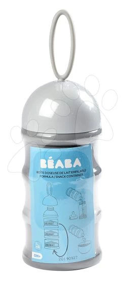 Beaba Milchpulverspender Light Mist 3-teilig Luft- & Wasserabweisend Grau Ab 0 Monaten