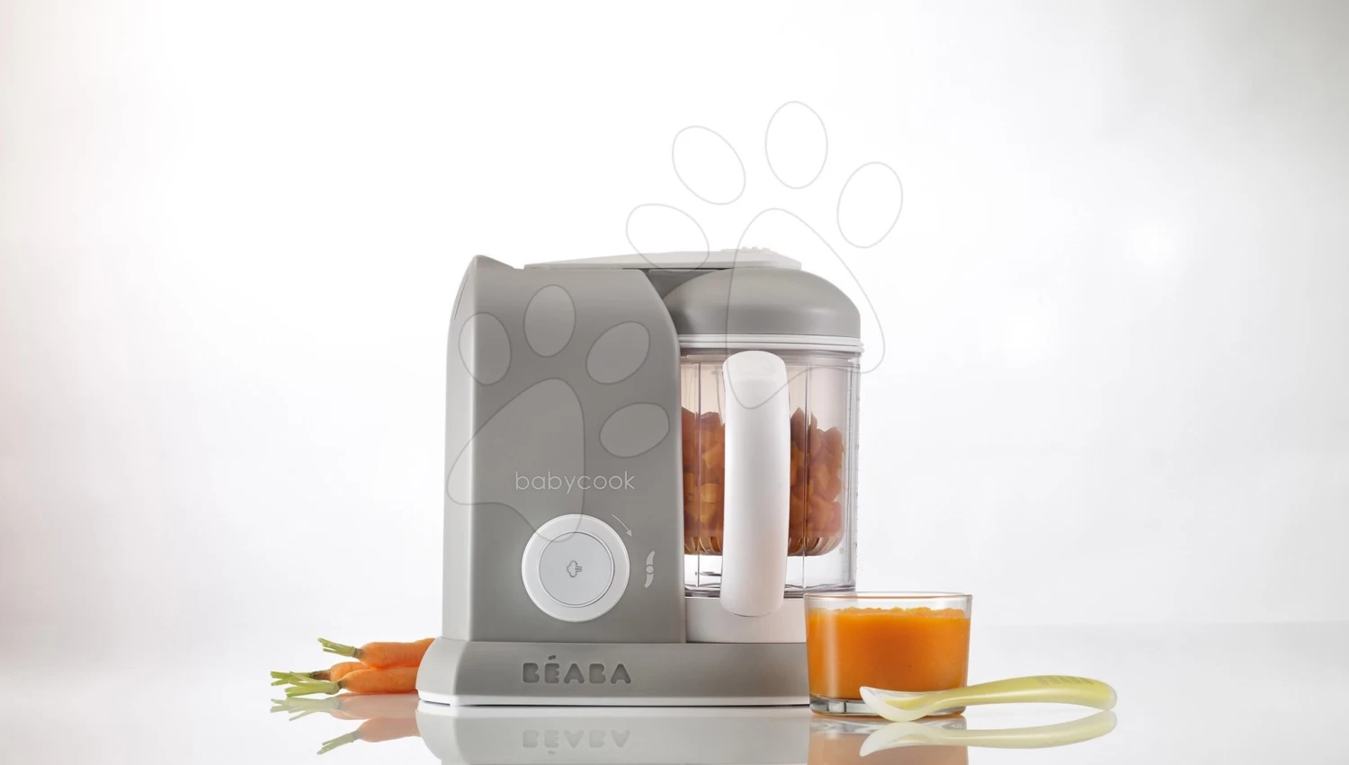 Dampfgarer- Und Mixer-Set Babycook® Solo Beaba + Geschenk - 4-teiliges Graues Esszimmerset Silicone Meal Ab 0 Monaten – Bild 10