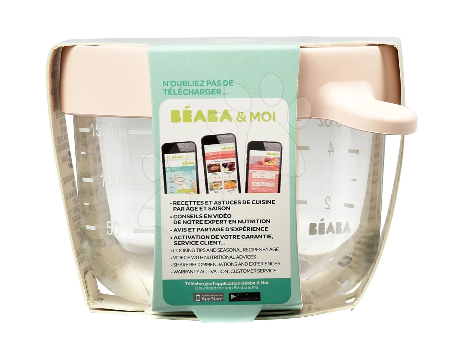 Lebensmittelbehälter Aus Hochwertigem Glas Beaba 150 Ml Ab 4 Monaten Rosa – Bild 6