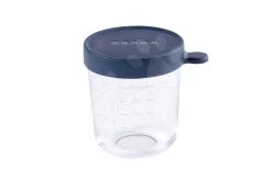 2er Set Futterdosen Aus Hochwertigem Beaba Glas 1x150 Ml Rosa Und 1x250 Ml Blau Ab 0 Monaten