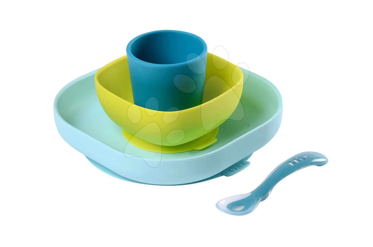 Dampfgarer- Und Mixer-Set Babycook® Solo Beaba + Geschenk - 4-teiliges Graues Esszimmerset Silicone Meal Ab 0 Monaten – Bild 6