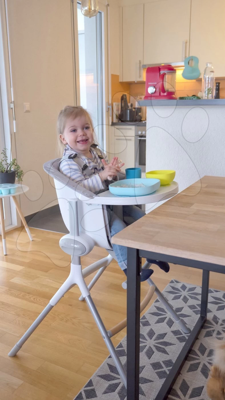 Dampfgarer- Und Mixer-Set Babycook® Solo Beaba + Geschenk - 4-teiliges Graues Esszimmerset Silicone Meal Ab 0 Monaten – Bild 19