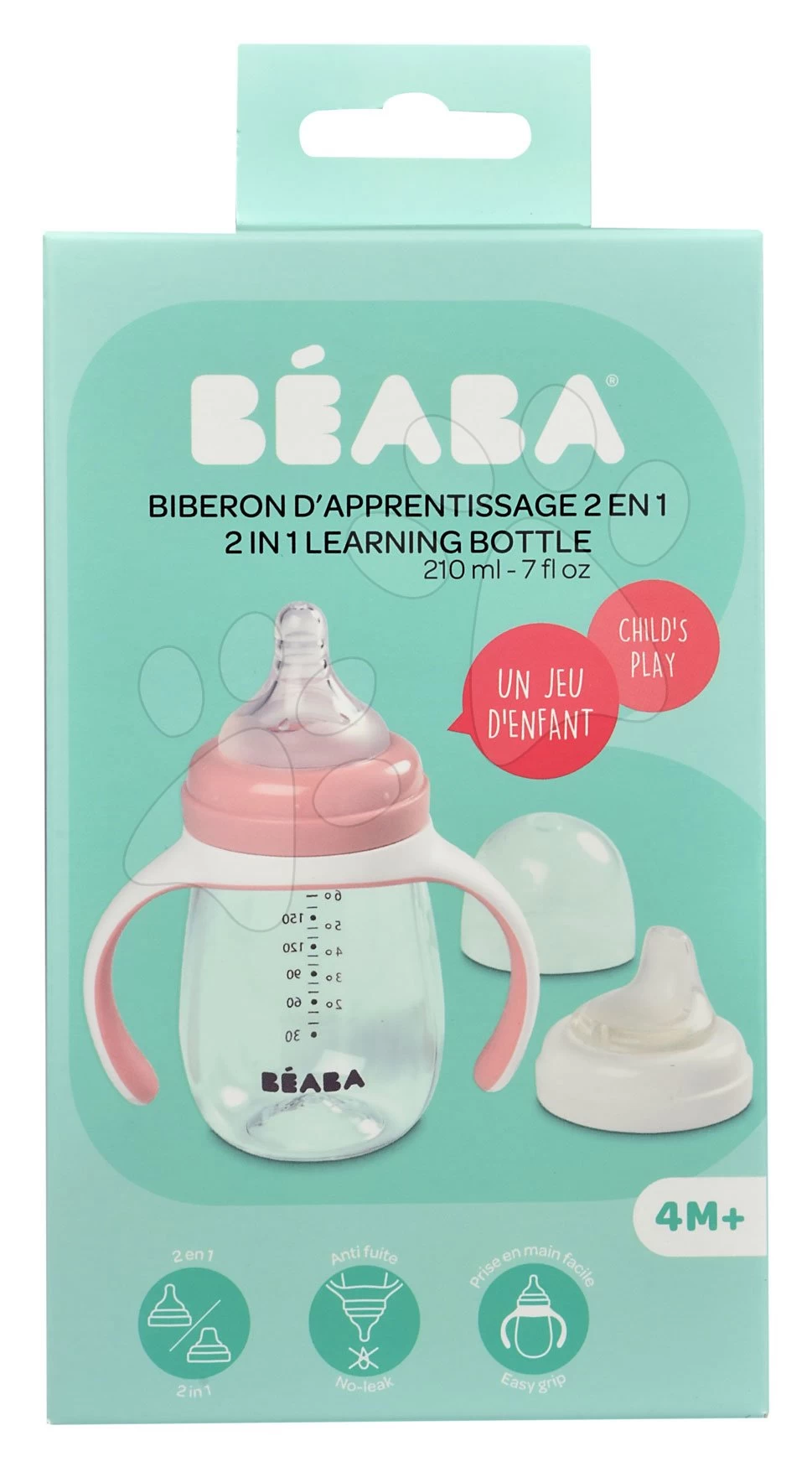 Flasche Bidon Zum Trinken Lernen Beaba Mit Strohhalm Ab 8 Monaten – Bild 11