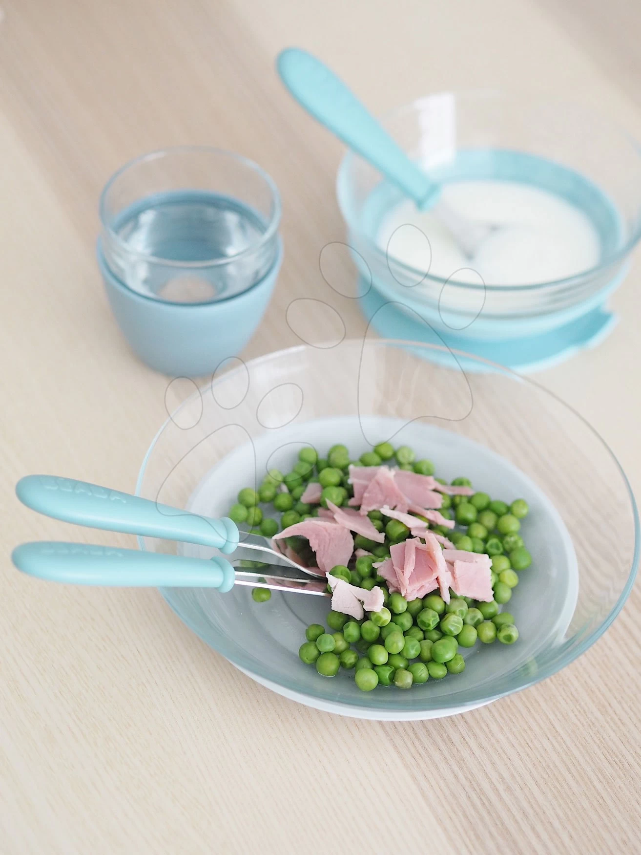 Esszimmer-Sets Aus Glas Duralex Jungle Glass Meal Beaba Aus Hochwertigem Gehärtetem Material Ab 36 Monaten – Bild 7