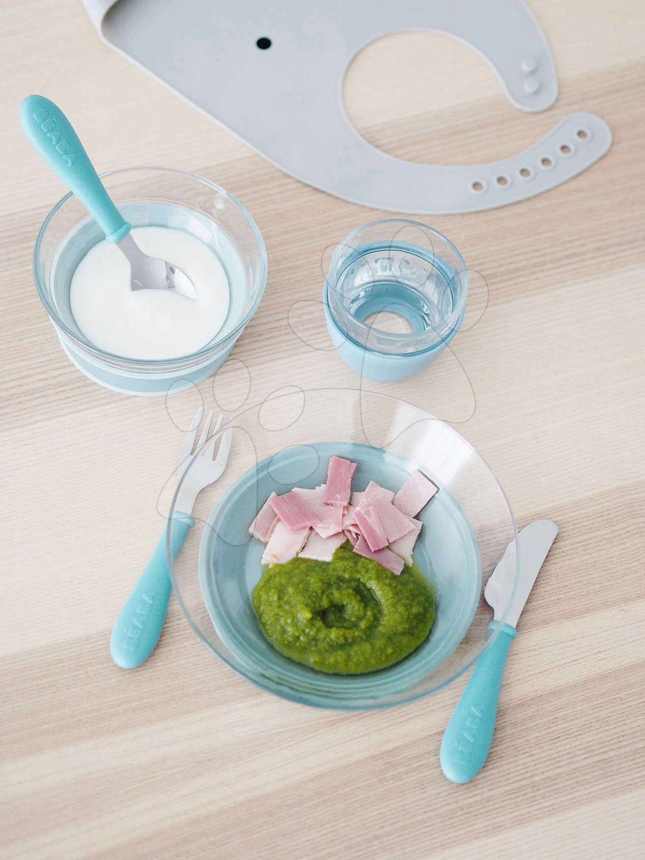 Esszimmer-Sets Aus Glas Duralex Jungle Glass Meal Beaba Aus Hochwertigem Gehärtetem Material Ab 36 Monaten – Bild 8