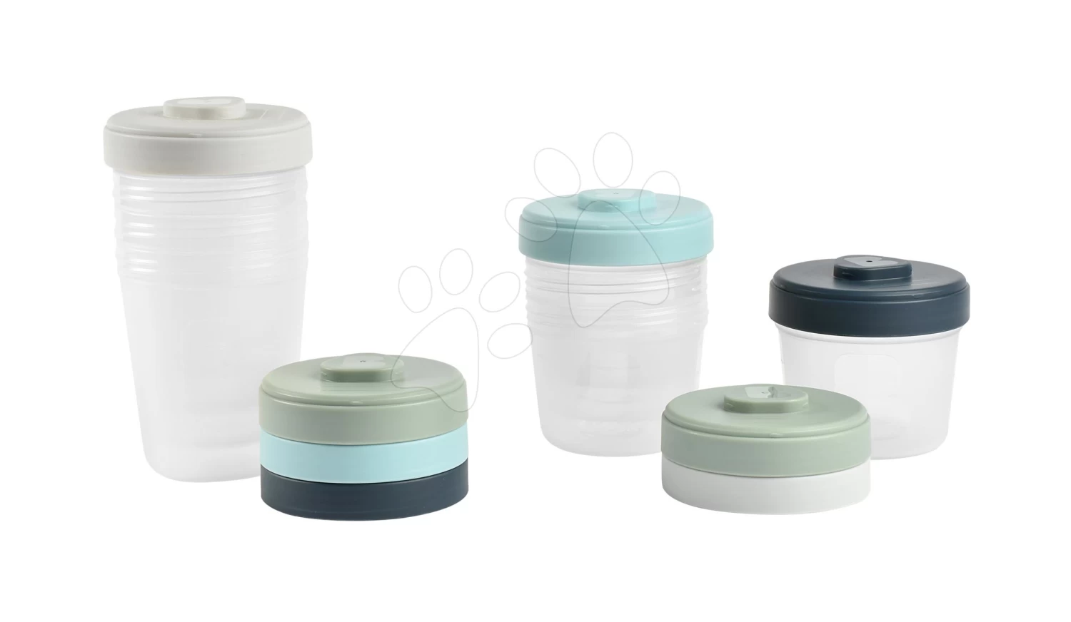 Set Mit 8 Beaba Lebensmitteldosen Toddler Food Storage 8 Clips 4x250ml + 4x150ml – Bild 4