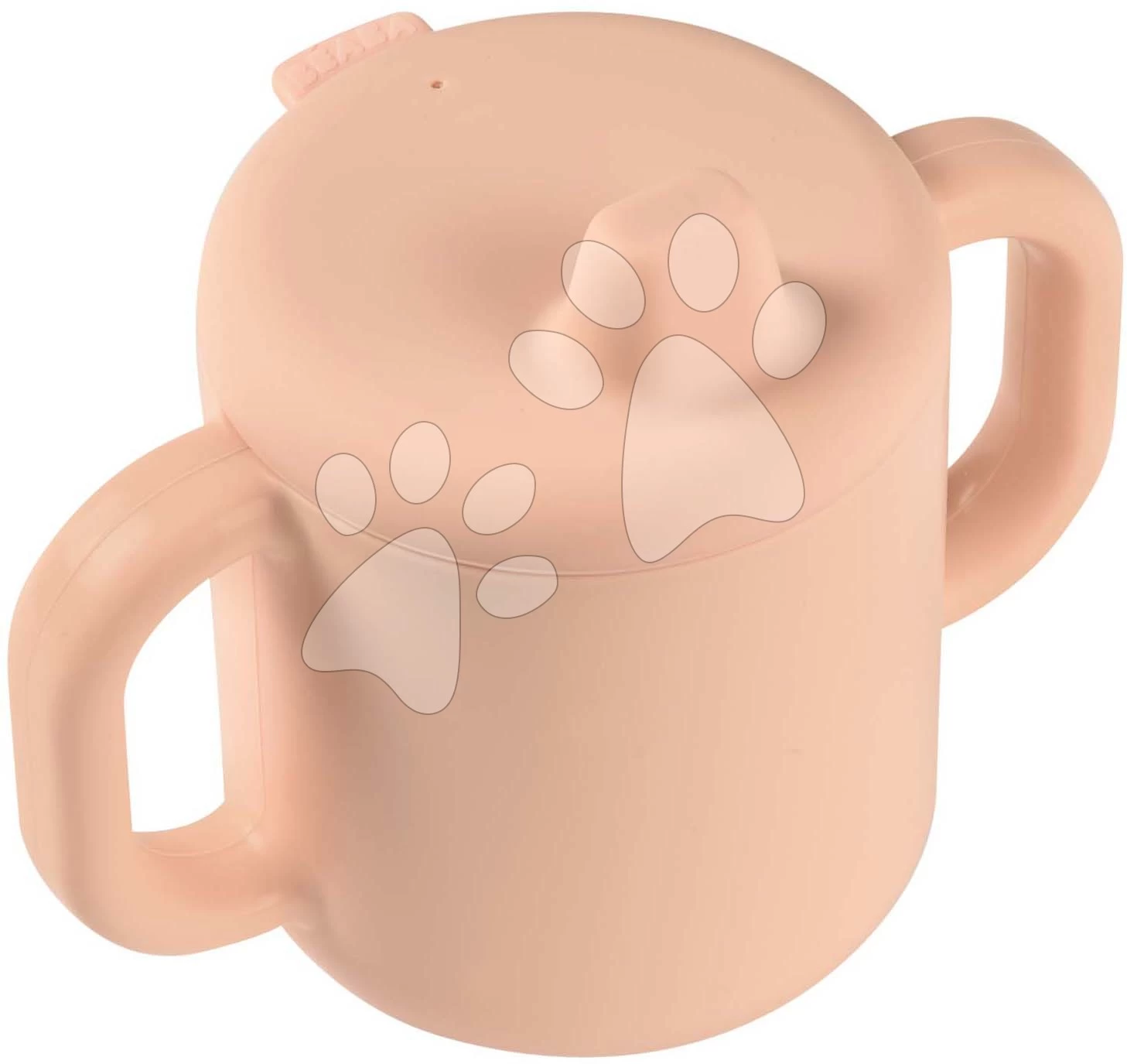 Becher Für Babys Silicone Learning Cup Pink Beaba Mit Deckel, Zum Trinkenlernen Ab 8 Monaten Rosa – Bild 4