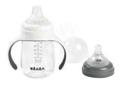 Bidon Flasche Zum Trinken Lernen Training Bottle Beaba Mineral Grey 210 Ml Grau Ab 4 Monaten BE913532