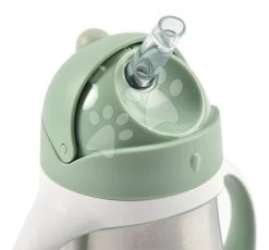Bidon-Flasche Mit Doppelwand Stainless Steel Straw Cup Beaba Sage Green 250 Ml Edelstahl Grün Ab 8 Monaten BE913535