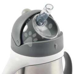 Bidon-Flasche Mit Doppelwand Stainless Steel Straw Cup Beaba Mineral Grey 250 Ml Edelstahl Grau Ab 8 Monaten BE913536