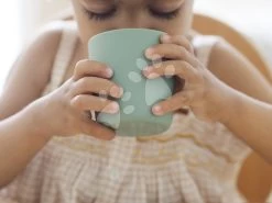 Tasse Für Babys Silicone Glass Beaba Aus Silikon Grün Ab 4 Monaten BE913546