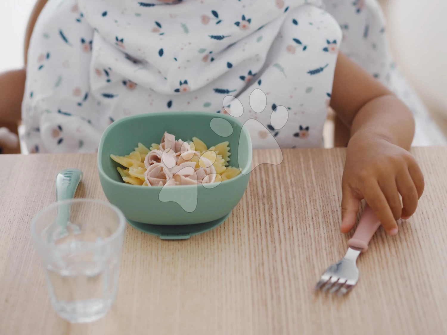 Schale Für Babys Silicone Suction Bowl Beaba Sage Green Aus Silikon Grün Ab 4 Monaten BE913547 – Bild 3