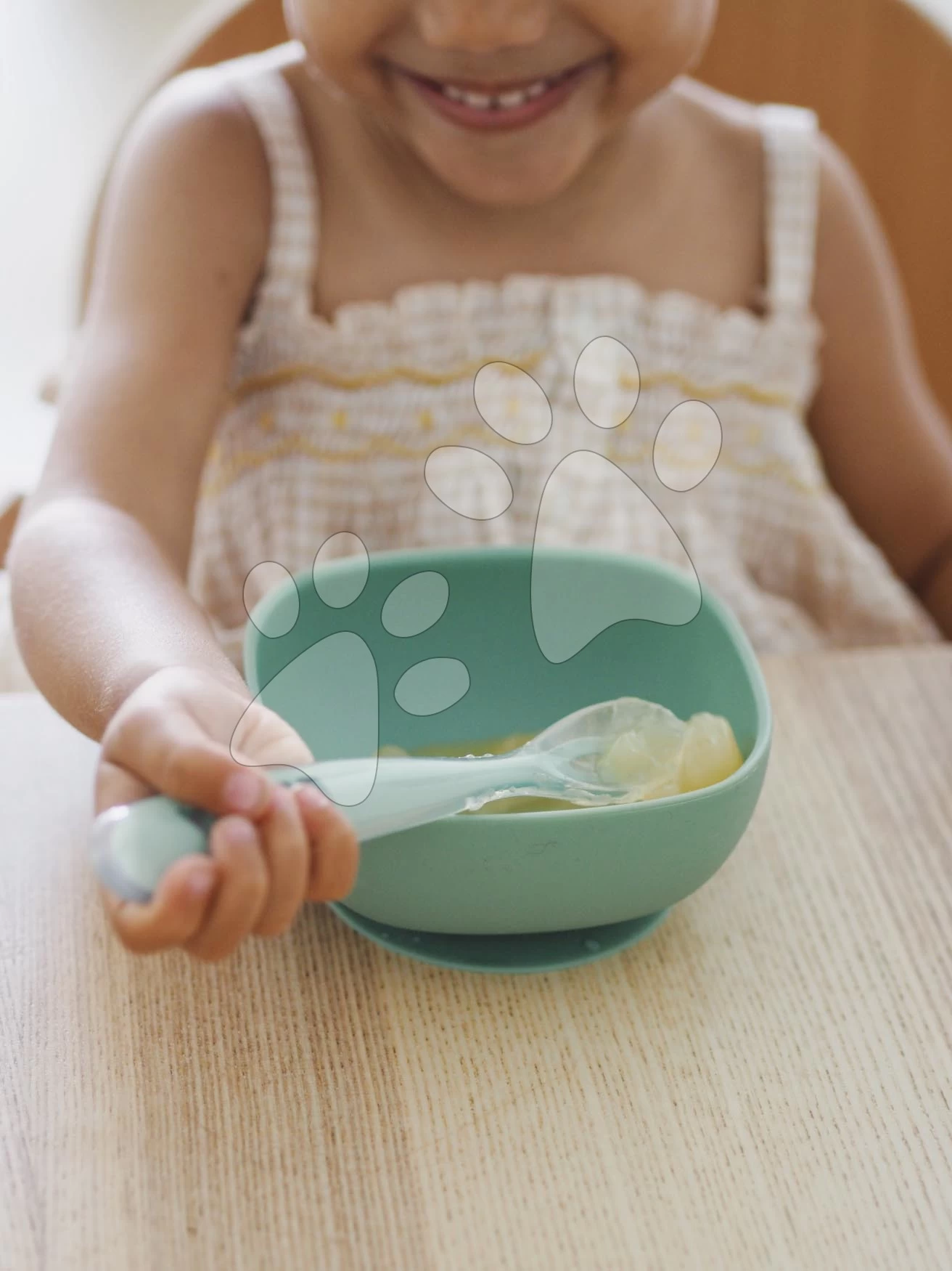 Schale Für Babys Silicone Suction Bowl Beaba Sage Green Aus Silikon Grün Ab 4 Monaten BE913547 – Bild 5