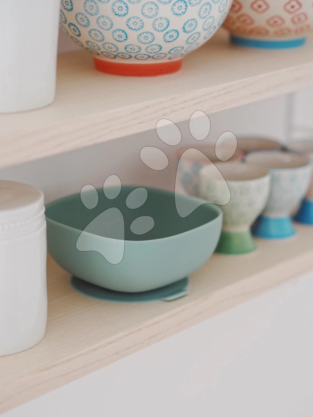 Schale Für Babys Silicone Suction Bowl Beaba Sage Green Aus Silikon Grün Ab 4 Monaten BE913547 – Bild 6