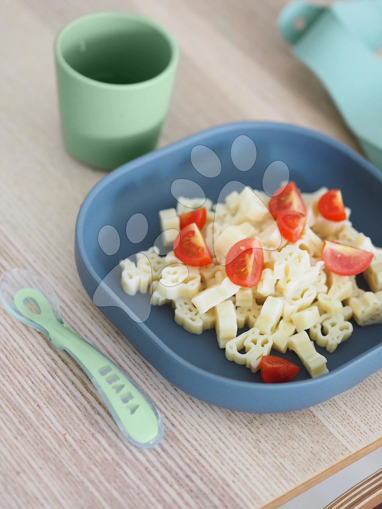 Teller Für Babys Silicone Suction Plate Beaba Sage Green Aus Silikon Grün Ab 4 Monaten BE913551 – Bild 3