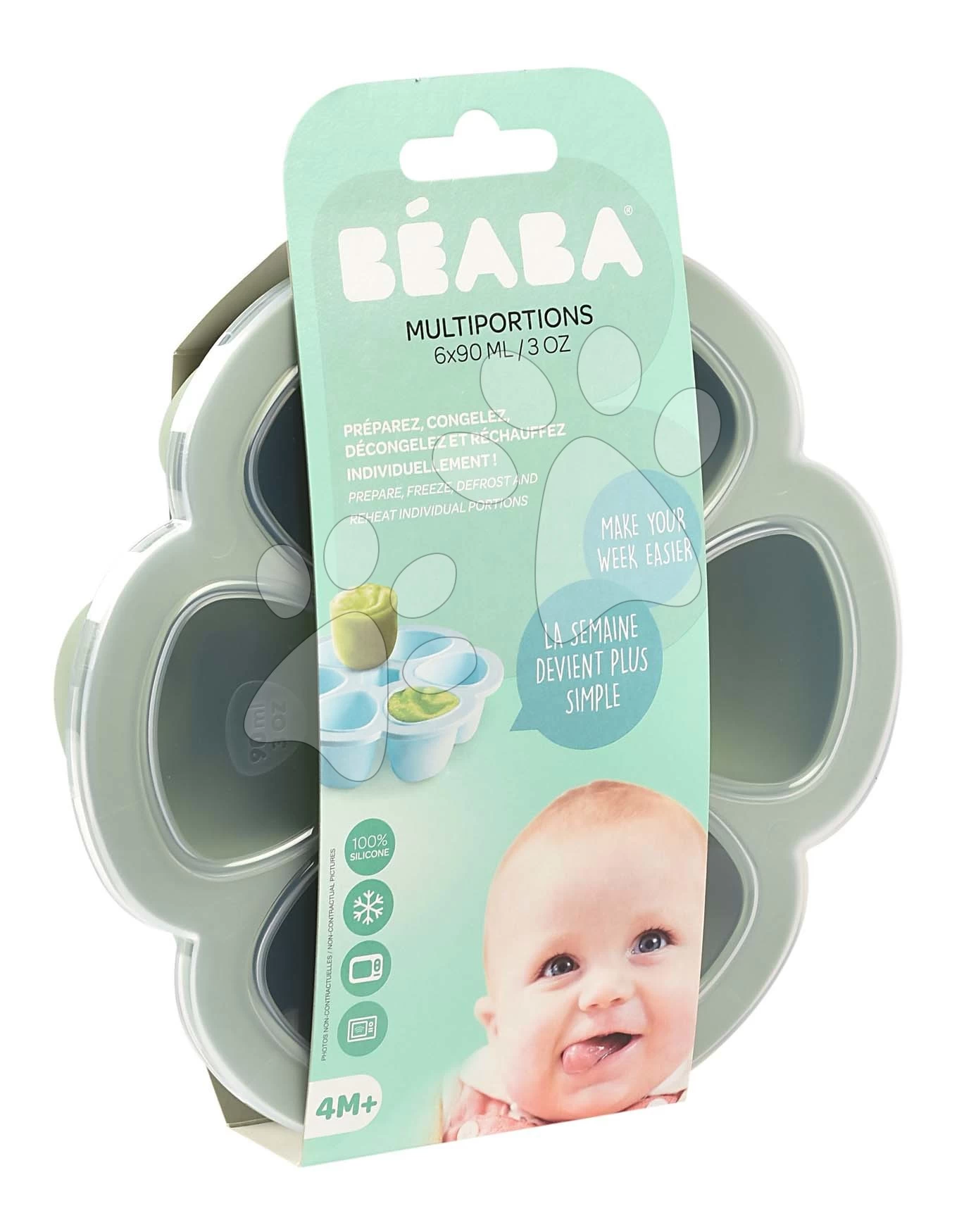 Multispender Für Lebensmittel Beaba Sage Green Silikon 6x90 Ml Grün Ab 4 Monaten BE914000 – Bild 6