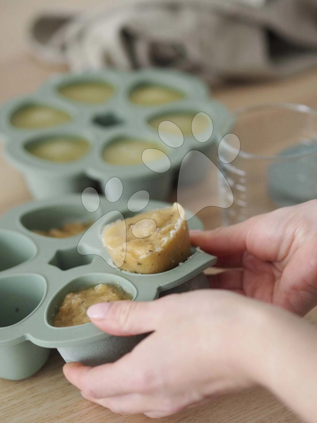 Multispender Für Lebensmittel Beaba Sage Green Silikon 6x90 Ml Grün Ab 4 Monaten BE914000 – Bild 3