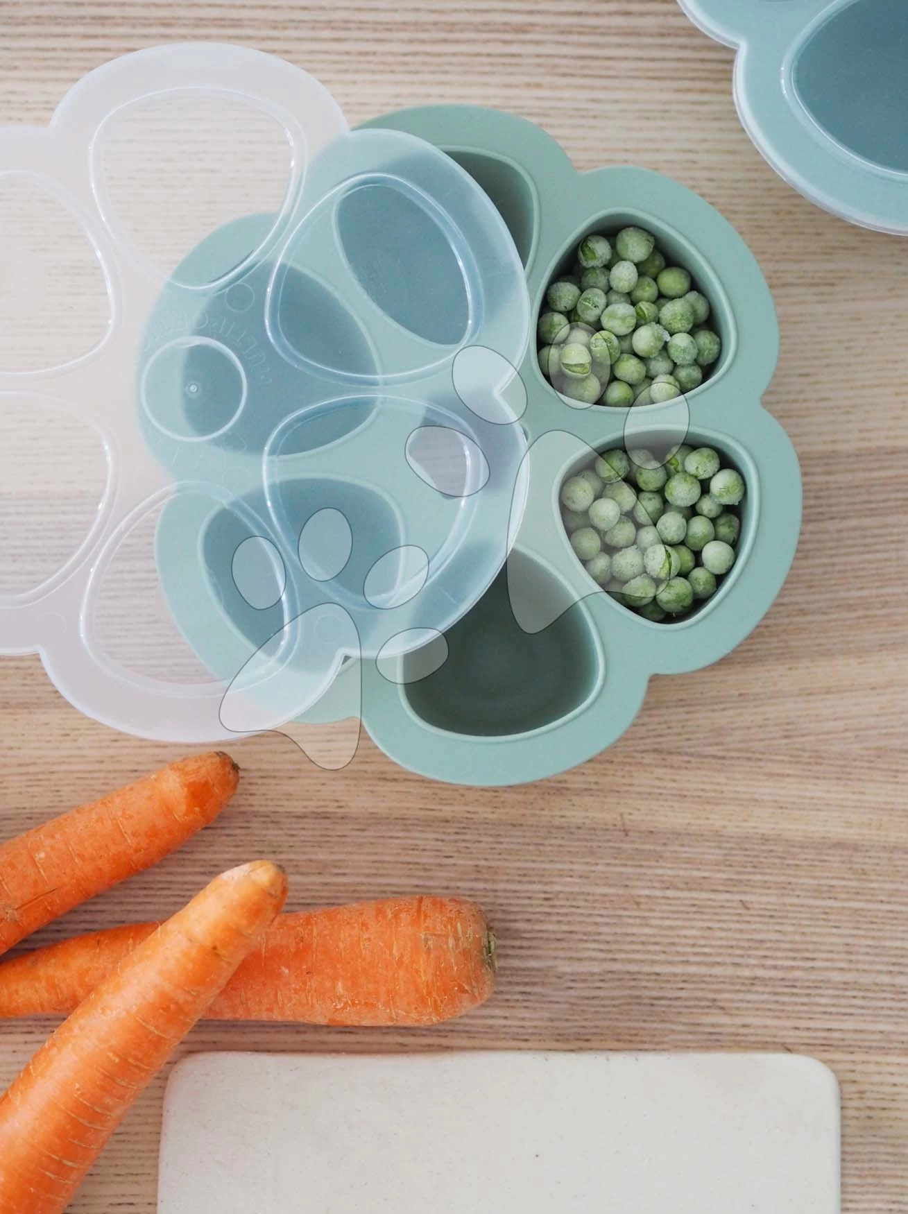 Multispender Für Lebensmittel Beaba Sage Green Silikon 6x90 Ml Grün Ab 4 Monaten BE914000 – Bild 2