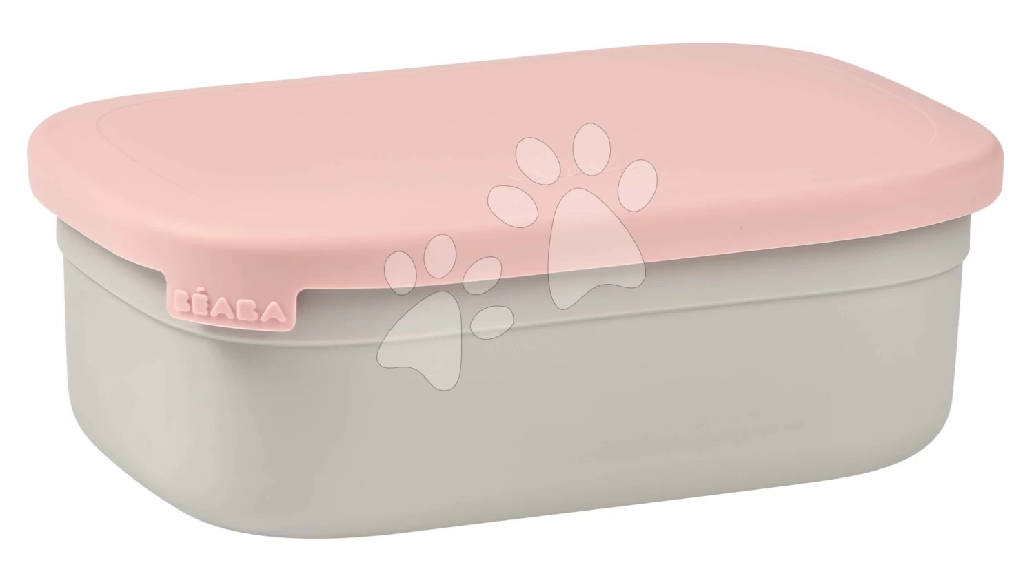 Brotdose Stainless Steel Lunch Box Beaba Velvet Grey/Dusty Rose 760 Ml Edelstahl, Grau-rosa BE914002