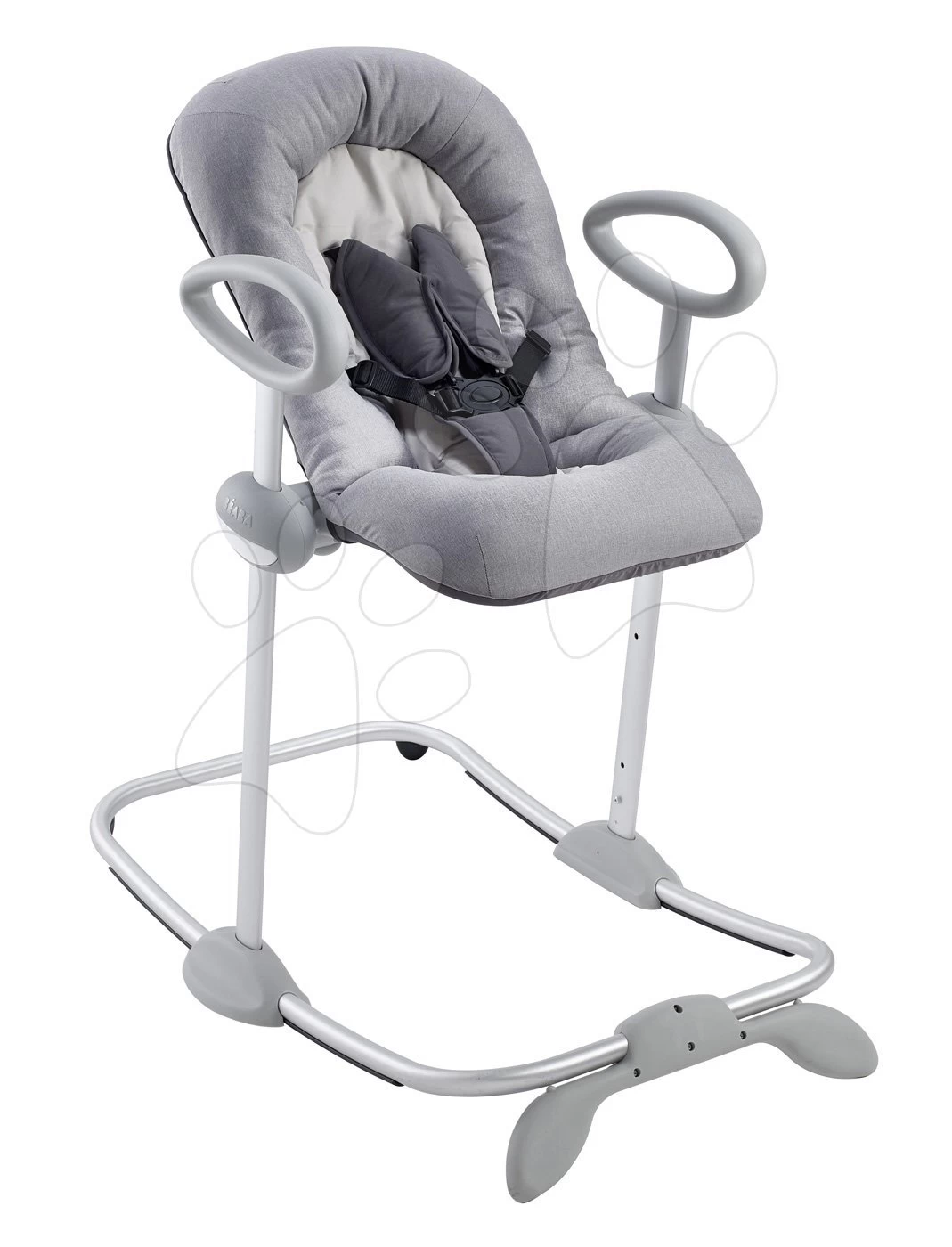 Einstellbare Liege Up & Down Bouncer III Heather Grey Beaba 4 Höhen Und 3 Positionen Ab 0 Monaten