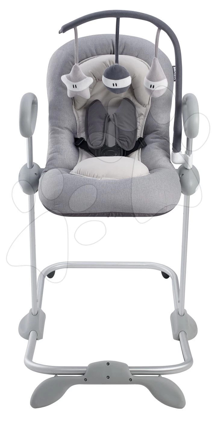 Einstellbare Liege Up & Down Bouncer III Heather Grey Beaba 4 Höhen Und 3 Positionen Ab 0 Monaten – Bild 3