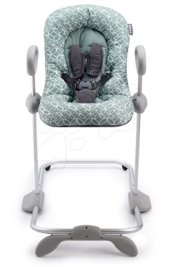 Beaba Verstellbare Kinderliege Up&Down Bouncer III Leaves Grau 4 Höhen Und 3 Positionen Ab 0 Monaten