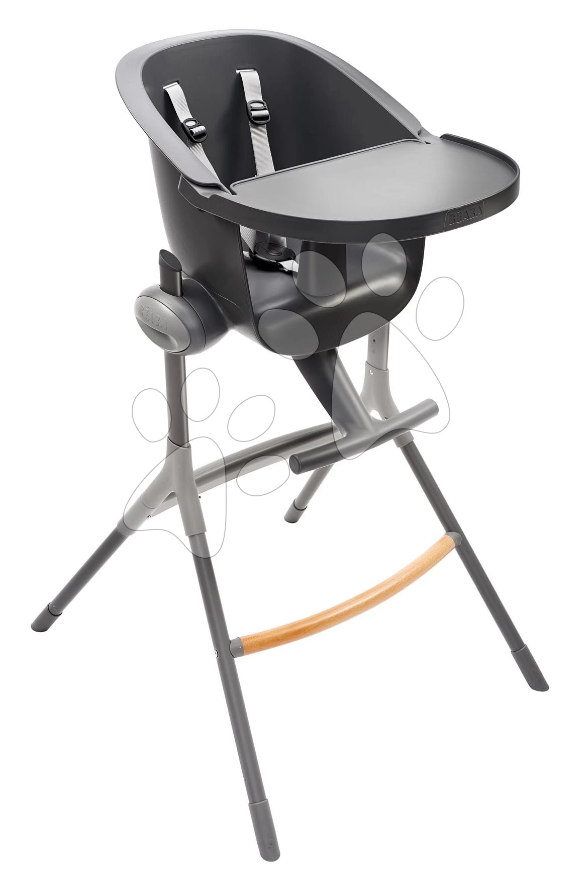 Esszimmerstuhl Aus Holz Up & Down High Chair Beaba 6-fach Höhenverstellbar Grau Von 6-36 Monaten BE915043 – Bild 9