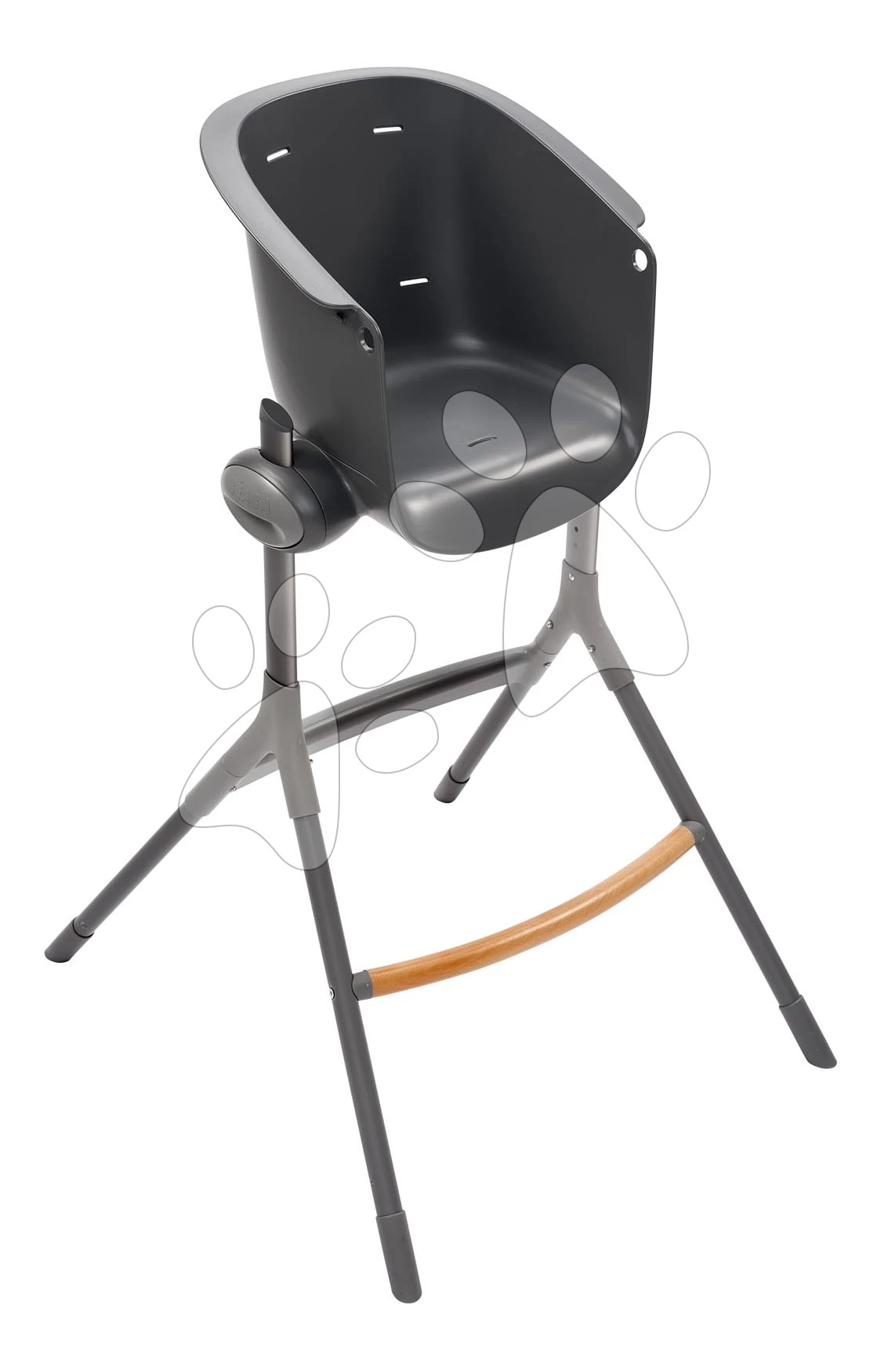 Esszimmerstuhl Aus Holz Up & Down High Chair Beaba 6-fach Höhenverstellbar Grau Von 6-36 Monaten BE915043 – Bild 12