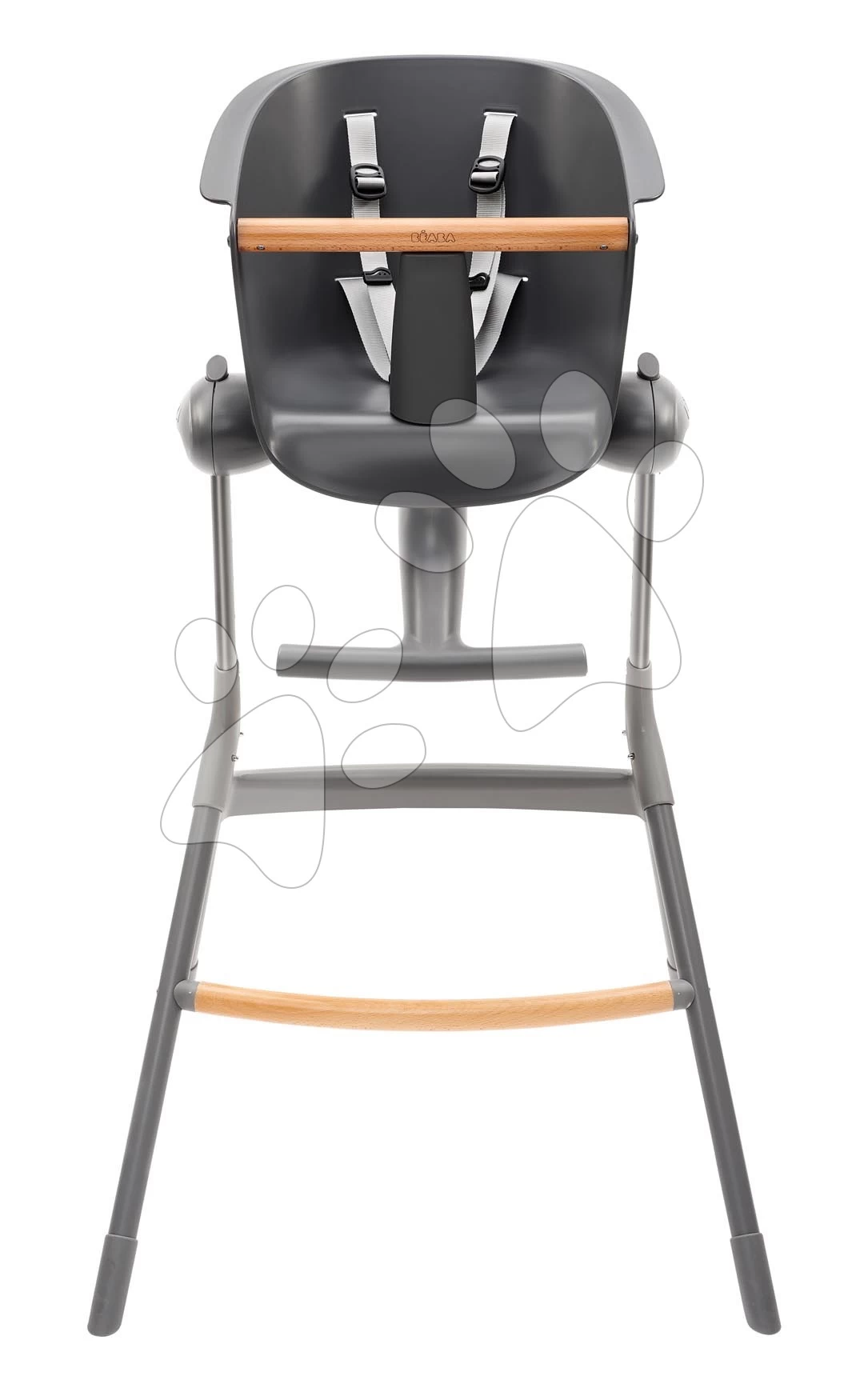 Esszimmerstuhl Aus Holz Up & Down High Chair Beaba 6-fach Höhenverstellbar Grau Von 6-36 Monaten BE915043 – Bild 17