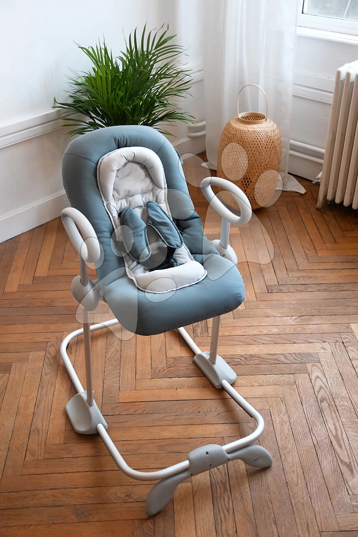 Verstellbare Kinderliege Up & Down Bouncer IV Beaba Cosy Mineral 4 Höhen Und 3 Positionen Grau Ab 0 Monaten BE915044 – Bild 4