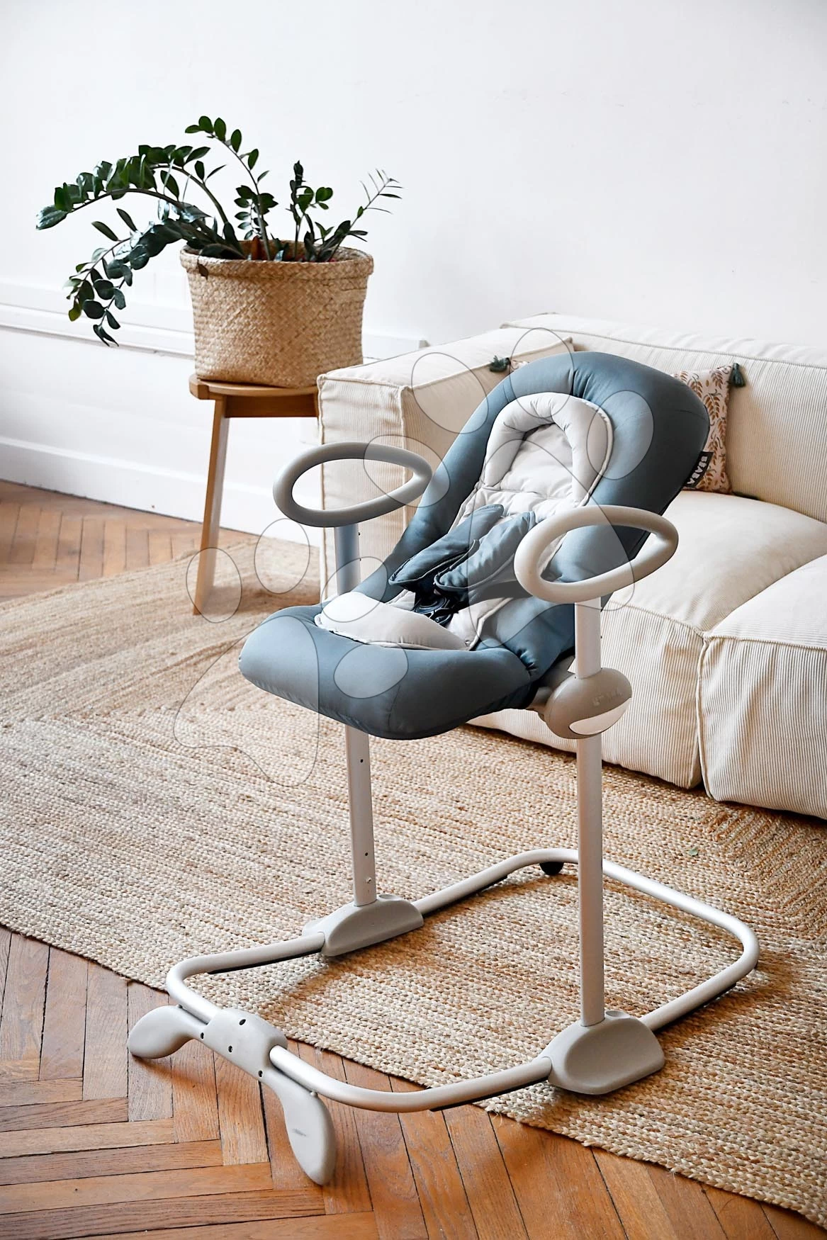 Verstellbare Kinderliege Up & Down Bouncer IV Beaba Cosy Mineral 4 Höhen Und 3 Positionen Grau Ab 0 Monaten BE915044 – Bild 8