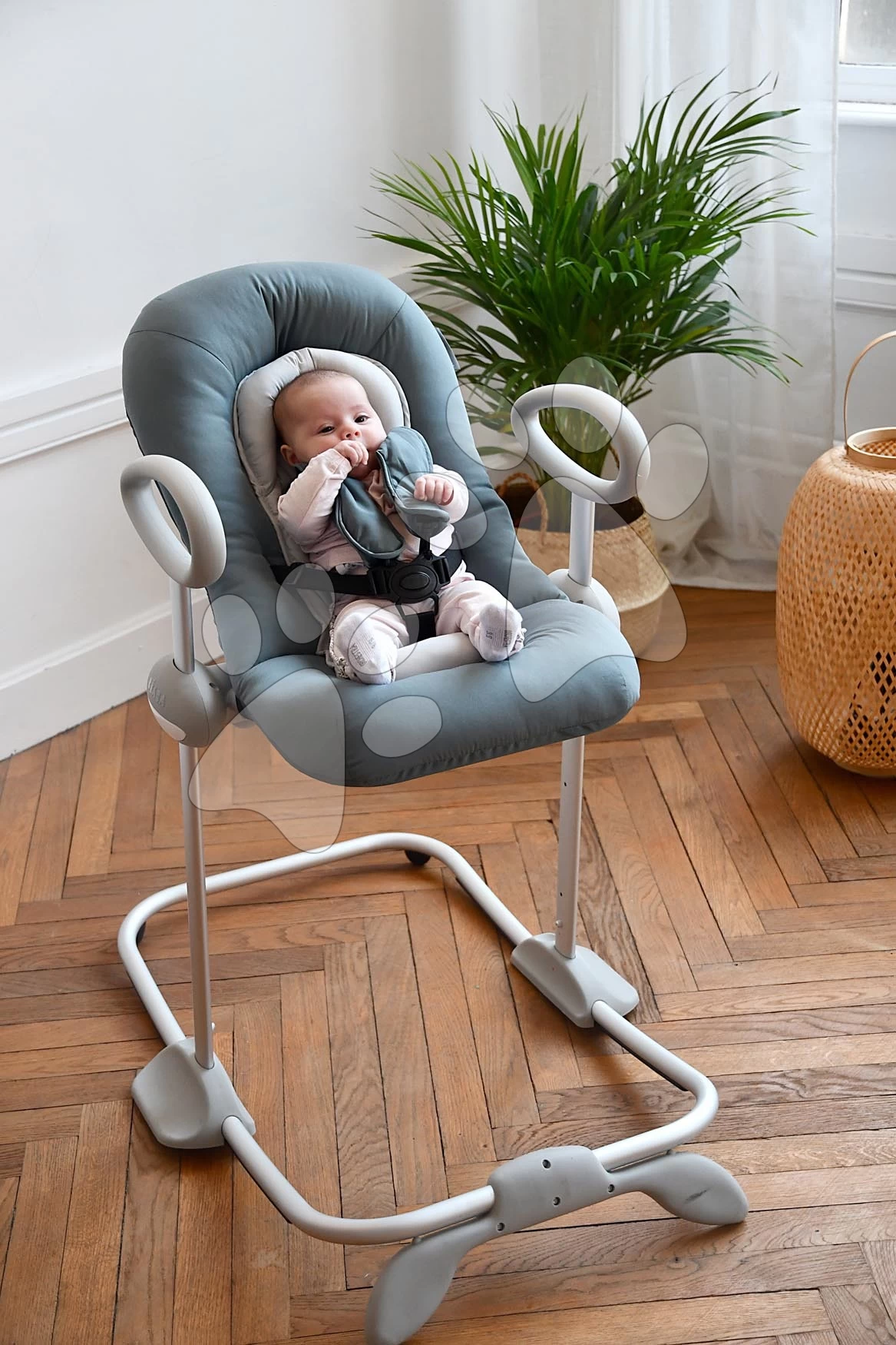 Verstellbare Kinderliege Up & Down Bouncer IV Beaba Cosy Mineral 4 Höhen Und 3 Positionen Grau Ab 0 Monaten BE915044 – Bild 10