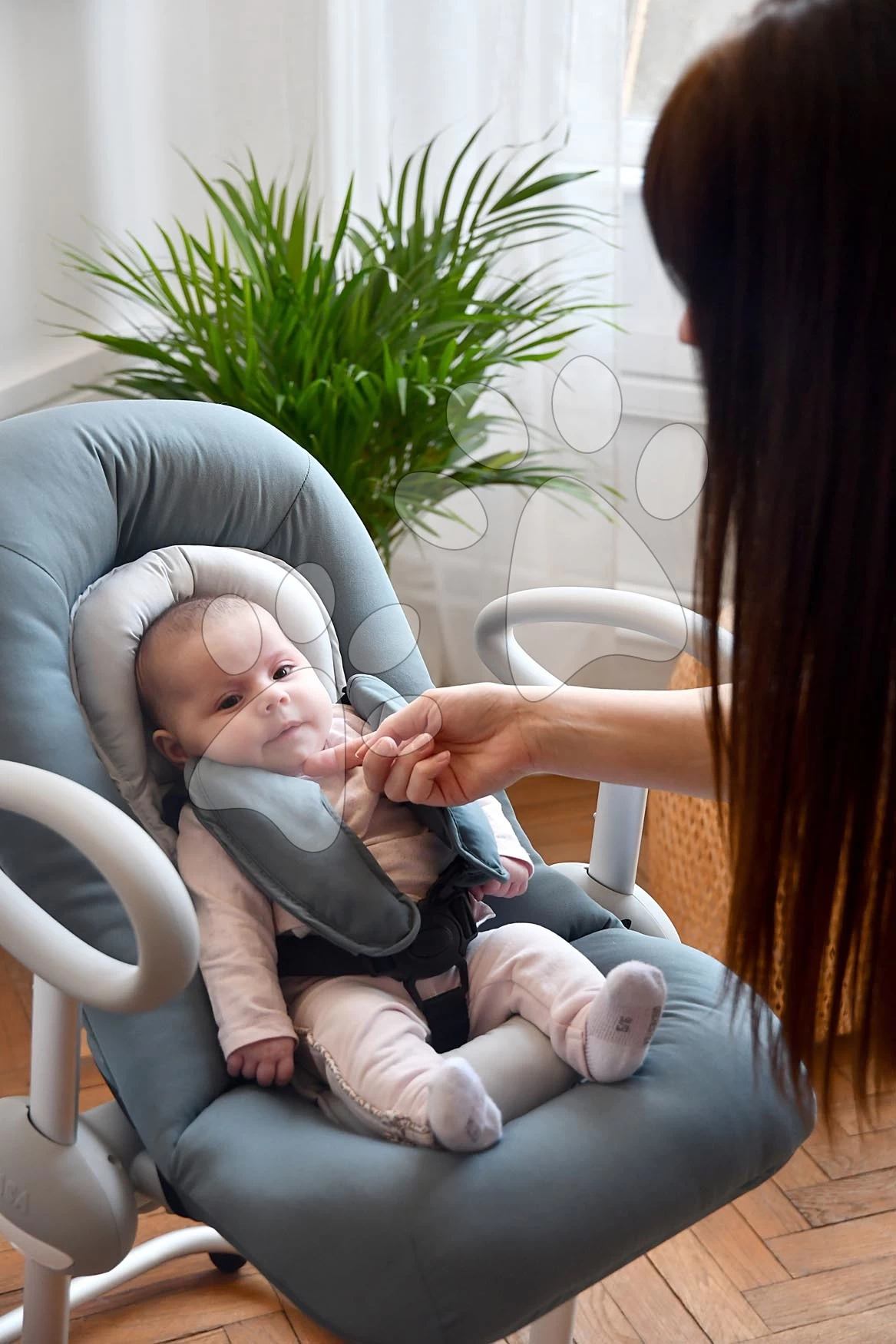 Verstellbare Kinderliege Up & Down Bouncer IV Beaba Cosy Mineral 4 Höhen Und 3 Positionen Grau Ab 0 Monaten BE915044 – Bild 11