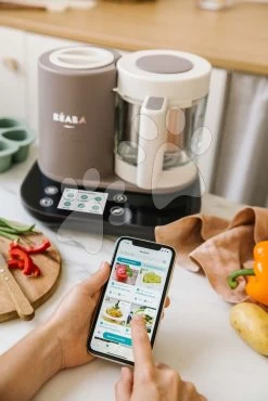Dampfgarer Und Mixer Beaba Babycook® Smart Dove Grey Braun-schwarz BE916902
