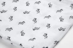 Baumwoll-Musselin-Windel Beaba Textilwindeln Savannah 3er Set 70*70 Cm Ab 0 Monaten Grau