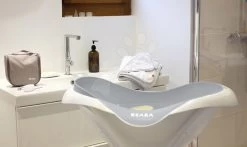Beaba-Badewanne Camélé’O 1st Age Baby Bath Light Mist Grau Ab 0 Monaten