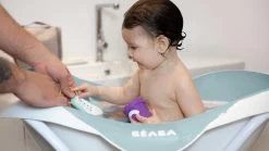 Beaba-Badewanne Camélé’O 1st Age Baby Badewanne Grün Blau Grün Ab 0 Monaten